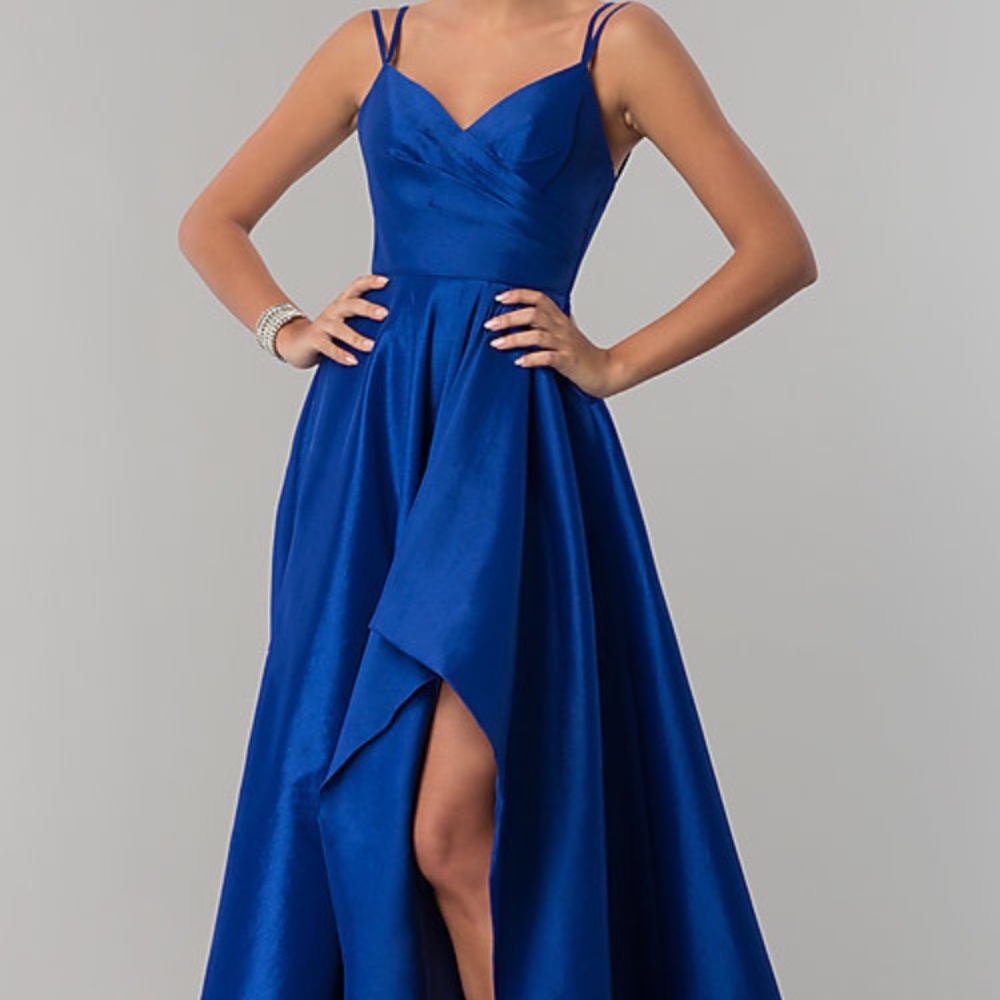Royal blue prom dress
